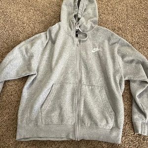 Mike men’s zip-up hoodie (grey)